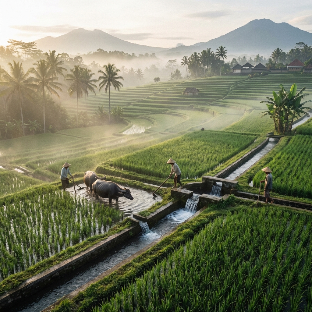 From Subak Wisdom to Ancient Relief