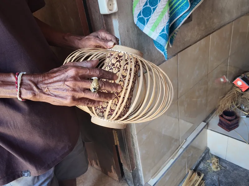 Bamboo Weaving with Artisans, Bona, Gianyar