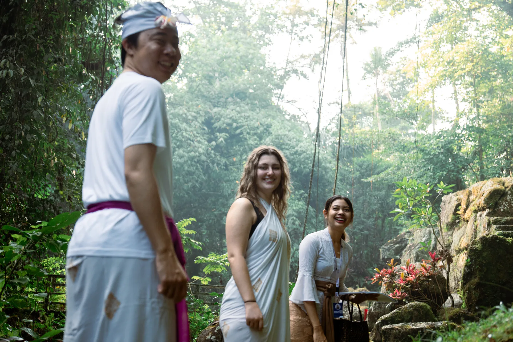 Water Blessing at Ancestral Ruins – Bedulu, Gianyar