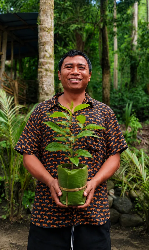 Bli Osila, who leads a forest and water restoration project