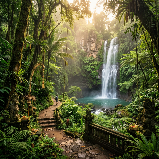 Zen Trekking and Waterfall Discovery